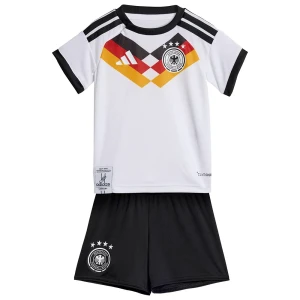Adidas Ensemble Junior à Manches Courtes Domicile Germany 26/27 Baby Replica White 9-12 Mois Garçon,Fille