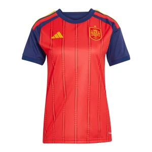 Adidas T-shirt à Manches Courtes Pour Femme Domicile Spain 26/27 Replica Vivid Red M Femme