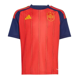 Adidas Ensemble Junior à Manches Courtes Domicile Spain 26/27 Youth Vivid Red 7-8 Années Garçon,Fille