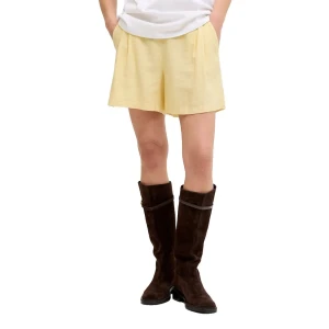 Jack & Jones Short Taille Haute Almira Linen Jjxx Sunlight S Femme