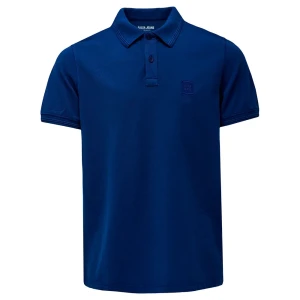 Salsa Jeans Polo à Manches Courtes Washed Regular Fit Dark Blue V1 L Homme