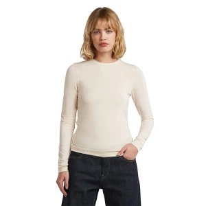 G-star T-shirt à Manches Longues D27964-e299 Slim Fit Dark Talc L Femme