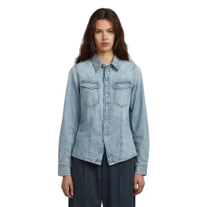 G-star Chemise à Manches Longues Kick Slim Fit Sun Faded Pacific Blue XS Femme