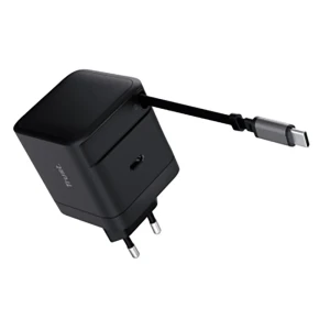 Trust Chargeur Mural Usb-c Maxo-65w 1xusb C 1xretractable Cable Usb C Black One Size unisex