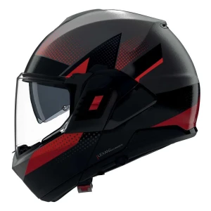 Nolan Casco Modular N120-1 Ciclone Lava Grey / Black / Red XS