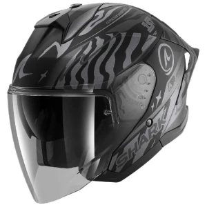 Shark Casco Jet Skwal Jet Cup Speed-fancy Ece Black / Anthracite / Silver 2XL