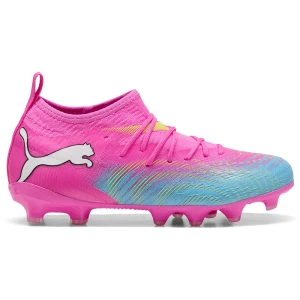 Puma Chaussures De Football Junior Future 9 Match Fg/ag Poison Pink / Sun Stream / Bright Aqua EU 34 1/2 Garçon,Fille