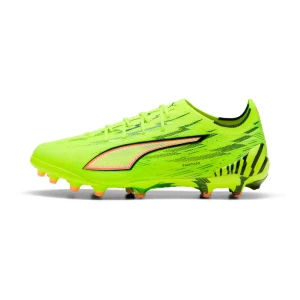 Chaussures De Football Ultra 6 Ultima Ag Yellow Alert / PUMA Black / PUMA Silver / Glowing Red EU 40 1/2 Homme