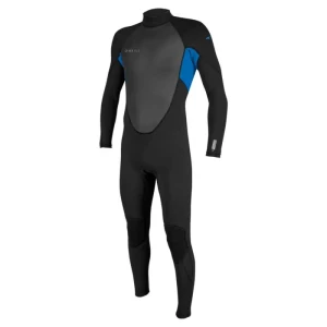 O´neill Wetsuits Combinaison Néoprène à Manches Longues Avec Fermeture éclair Dans Le Dos Reactor-2 3/2 Mm Black / Ocean L Homme