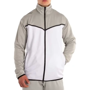 Softee Veste De Survêtement Dakota Grey / White XL Homme