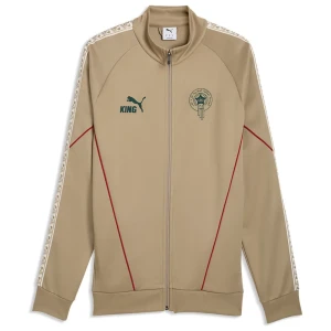Puma Sweat-shirt à Zip Marruecos King Anthem Oak Branch / Dark Myrtle 3XL Homme