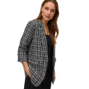 Vero Moda Blazer Frida Black / Detail Dark Melange 36 Femme
