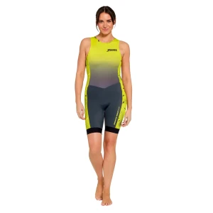 Zoggs Traje De Triatlón Sin Mangas Predator Tour Grey / Yellow XL