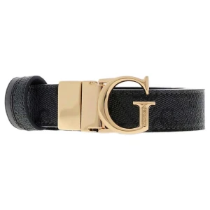 Guess Ceinture Leona Logo Coal Logo S Femme