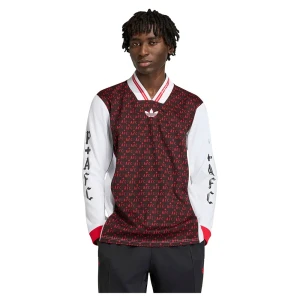 Adidas T-shirt à Manches Longues Arsenal Fc Places+faces Black / White M Homme