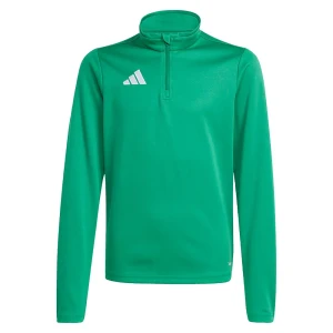 Adidas Sweat à Demi-zip Entrada 26 Training Team Green / White 3-4 Années Garçon,Fille