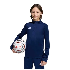 Adidas Sweat à Demi-zip Entrada 26 Training Team Navy Blue 2 / White 13-14 Années Garçon,Fille