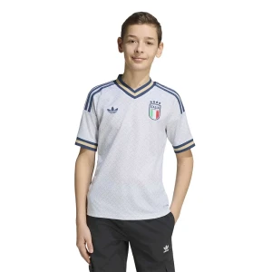 Adidas T-shirt Manches Courtes Junior Loin Italy 26/27 Aero Blue 15-16 Années Garçon,Fille
