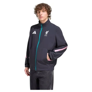 Adidas Sweat-shirt à Zip Liverpool Fc Z.n.e Anthem Black XL Homme
