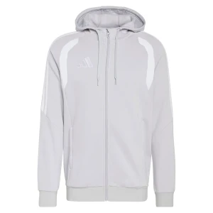 Adidas Sweat-shirt à Zip Tiro 26 League Sweat Team Light Grey / White XS Homme