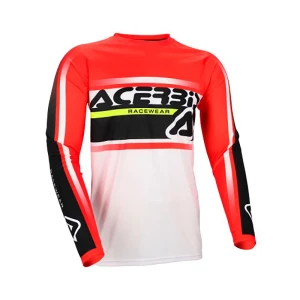 Acerbis Maillot De Manga Larga Mx Linear Lugo Red / White M