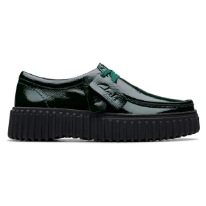 Clarks Shoes Chaussures Torhill Bee Green Patent EU 41 Femme