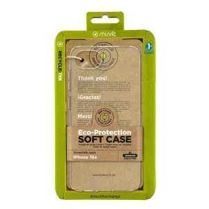 Muvit For Change Coque De Téléphone Iphone 16e Clear One Size unisex