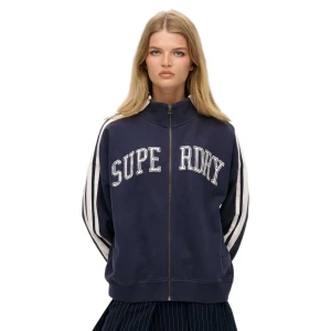 Superdry Veste De Survêtement Athletic Applique Loose Mariner Navy XS Femme