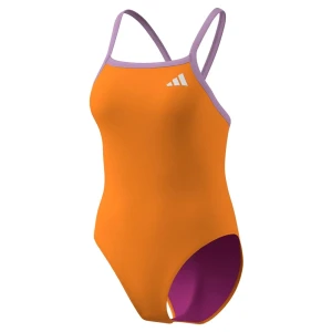 Adidas Traje De Baño Thin Straps V-back Pure Tangerine / Bliss Lilac 38