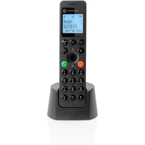 Motorola Téléphone Fixe Sans Fil Dot201 Black One Size unisex