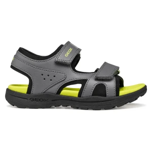 Geox Sandales Vaniett Dark Grey / Lime EU 31 Garçon