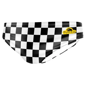 Turbo Bañador Slip Squares Wp Black 10 Años
