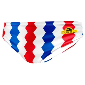 Turbo Bañador Slip Zip Tricolor Wp Red 10 Años