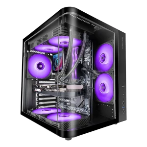 Mars Gaming Boîtier Pc Mc-curv Black One Size unisex