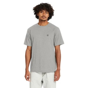 Volcom T-shirt à Manches Courtes Circle Blanks Heather Grey 2XL Homme