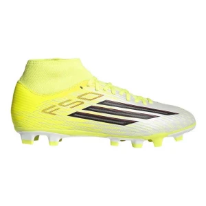 Adidas Chaussures De Football F50 Club Mid Cut Fg/mg Team Solar Yellow 2 / Core Black / Lucid Red EU 44 Homme