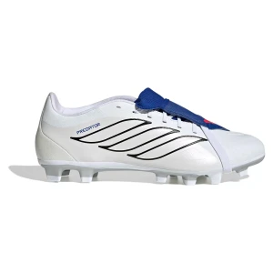 Adidas Chaussures De Football Predaotr Club Fold-over Tongue Fg/mg Ftwr White / Zero Met / Team Royal Blue EU 43 1/3 Homme
