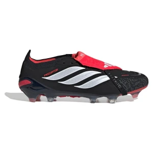 Adidas Chaussures De Football Predator Elite Fold-over Tongue Fg Core Black / Ftwr White / Lucid Red EU 38 2/3 Homme