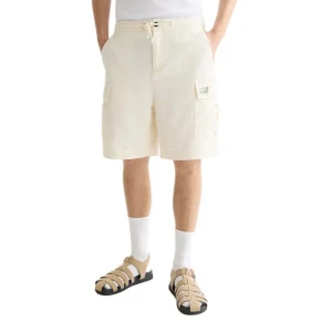 Scotch & Soda Short Cargo 182184 Linen Relaxed Fit Eggnog XL Homme