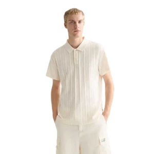 Scotch & Soda Polo à Manches Courtes 182269 Relaxed Fit Eggnog XL Homme