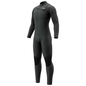 Mystic Combinaison En Néoprène à Manches Longues Avec Fermeture éclair Sur La Poitrine Majestic 5/3 Mm Dark Grey / Black LT Homme