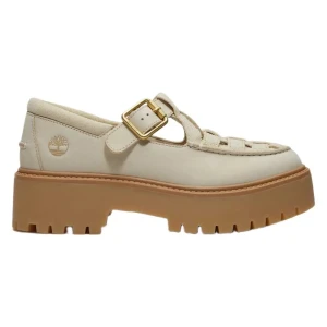 Timberland Chaussures Bateau Stone Street Light Beige Suede EU 36 Femme