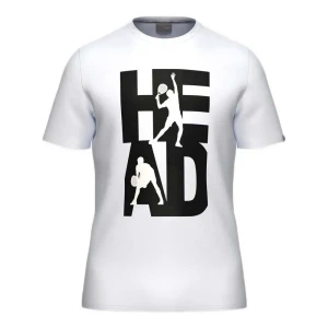 Head Racket Camiseta De Manga Corta Vision White / Navy L