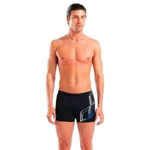 Arena Bañador Corto Graphic Swim Black / Royal FR 95