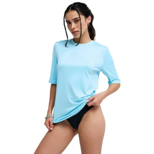 Roxy Rash Guard Manga Corta Happy Waves Tanager Turquoise XS