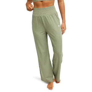 Roxy Pantalon Rise & Vibe Rib Smoked Oil Green XL Femme