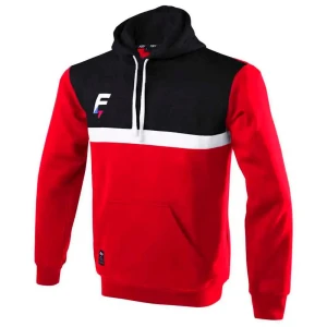 Force Xv Sweat à Capuche Mediane Black / Red 140 cm Garçon,Fille