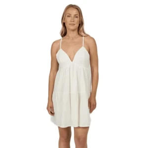 Salty Crew Robe Courte Sans Manches Charter Off White M Femme