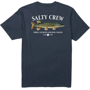 Salty Crew T-shirt à Manches Courtes Euro Pike Premium Navy M Homme
