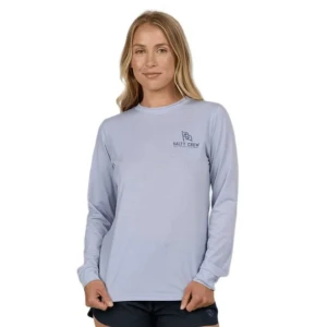 Salty Crew Rash Guard Manches Longues Flying High Sunshirt Fog S Femme